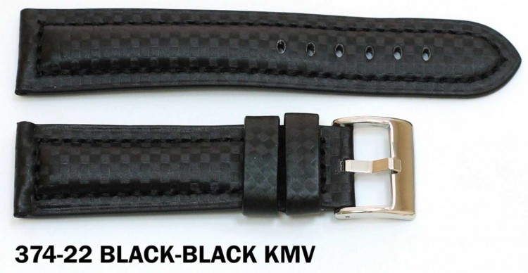 Ремень KMV374-20мм черн/бел.